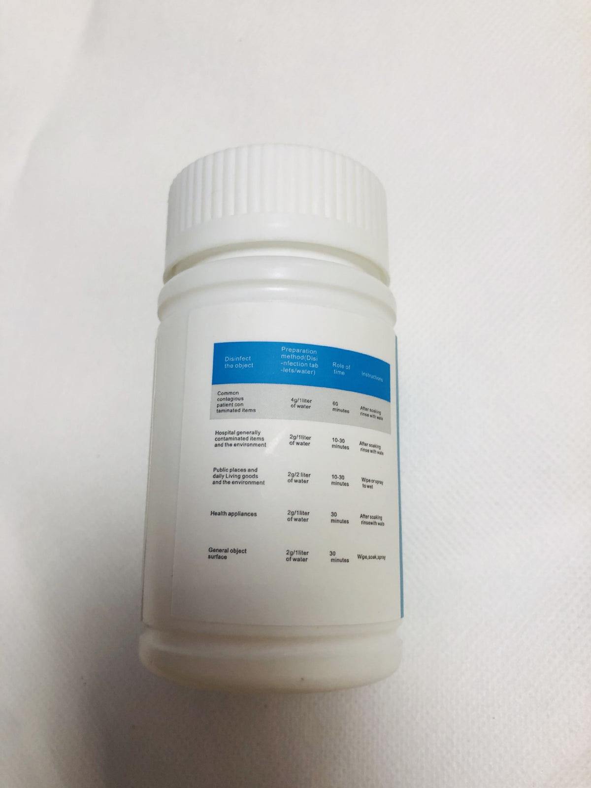Pool Disinfection Tablets - Effervescent 50pcs for Spa and Pool Cleaning