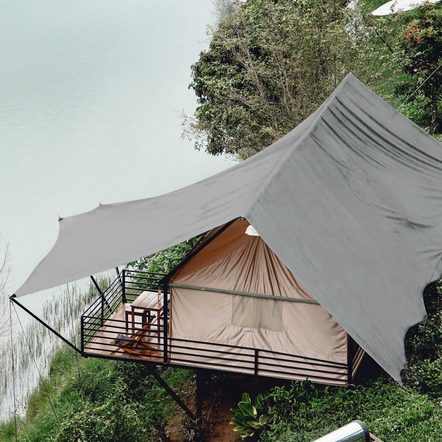 Heavy Duty Poly Tarp 30x40ft Waterproof UV-Resistant Silver Black Shelter Cover