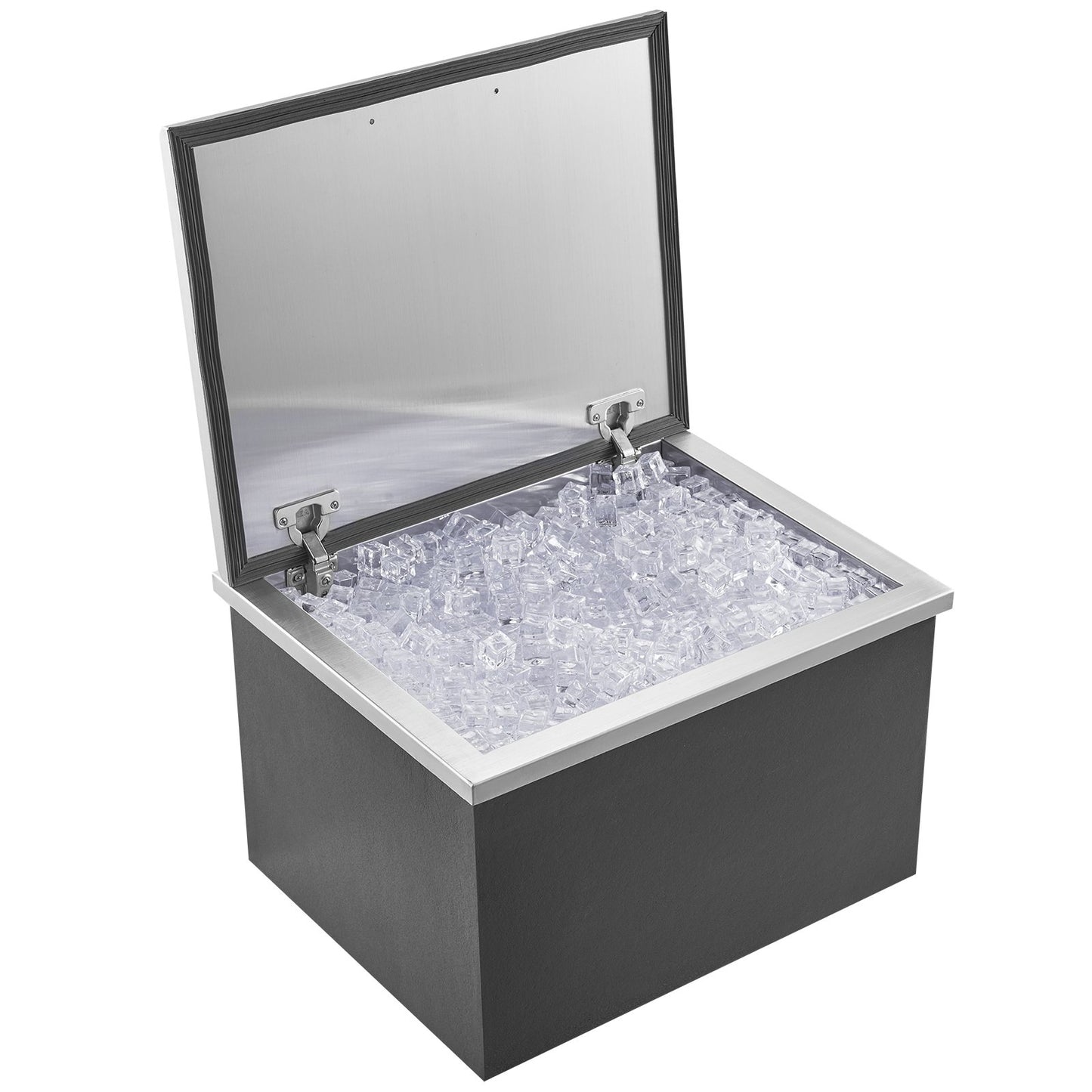 40 Qt Drop-In Stainless Steel Ice Chest - Outdoor Kitchen Cooler