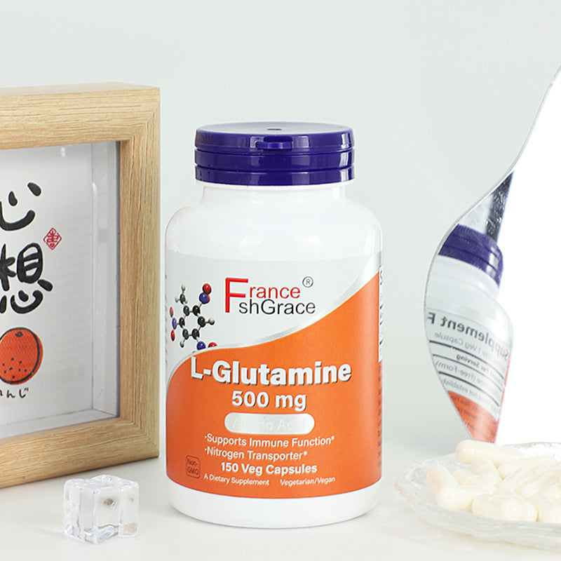L-Glutamine 500mg Amino Acid - 150 Capsules