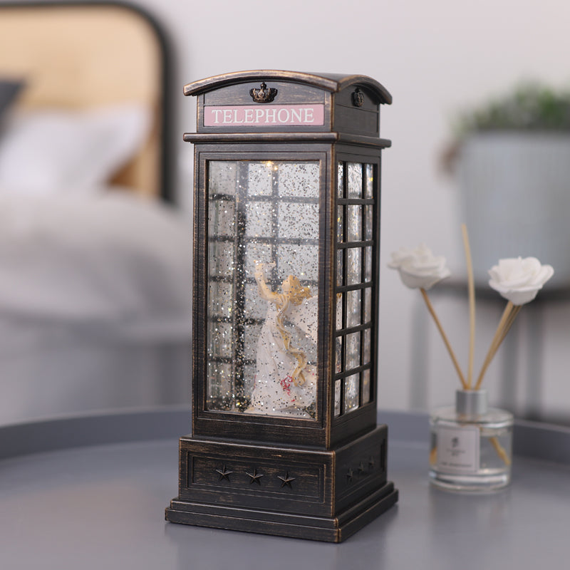 Music Box with Snow Globe - Home Decor & Festive Gift
