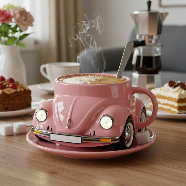 Beetle Shaped Resin Coffee Cup - Unique Gift for Coffee Lovers