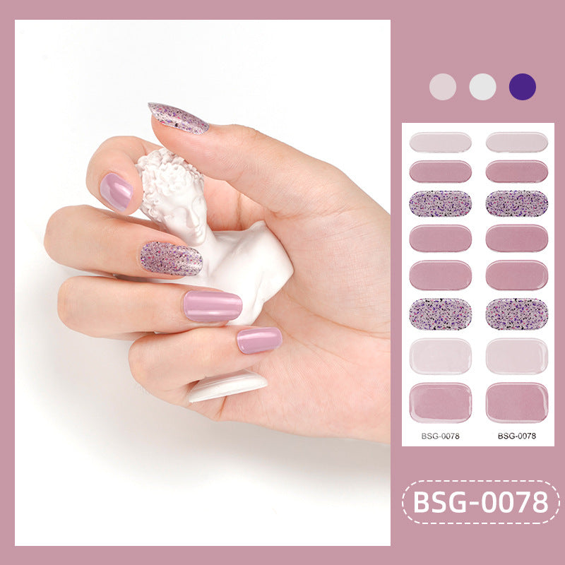 Gel Nail Stickers - Cartoon & Flower Designs