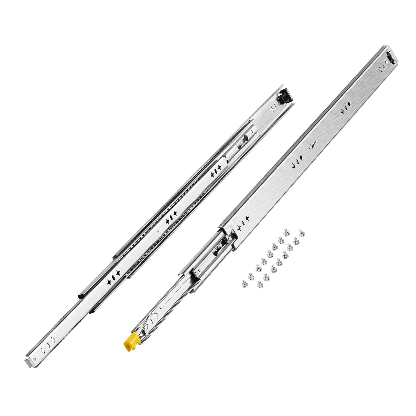 Heavy-Duty Full Extension Drawer Slides - 16-60 In, 250 lbs Capacity
