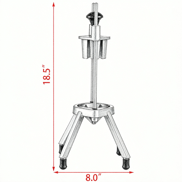 Stainless Steel Lemon & Lime Wedge Cutter - 8 Sections