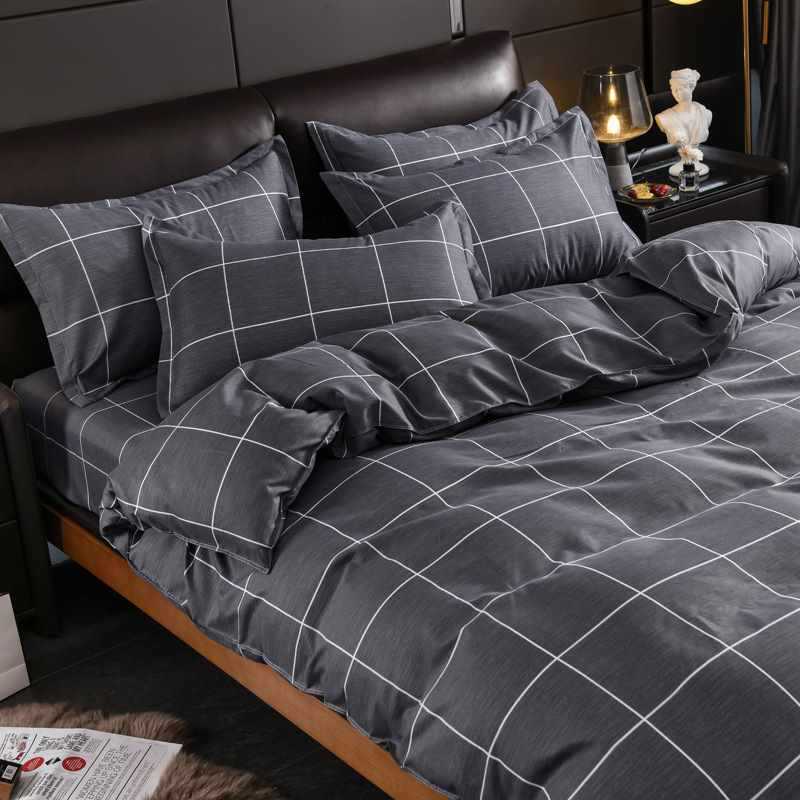 Washed Cotton Double Bed Quilt Cover Set - Multiple Sizes & Styles