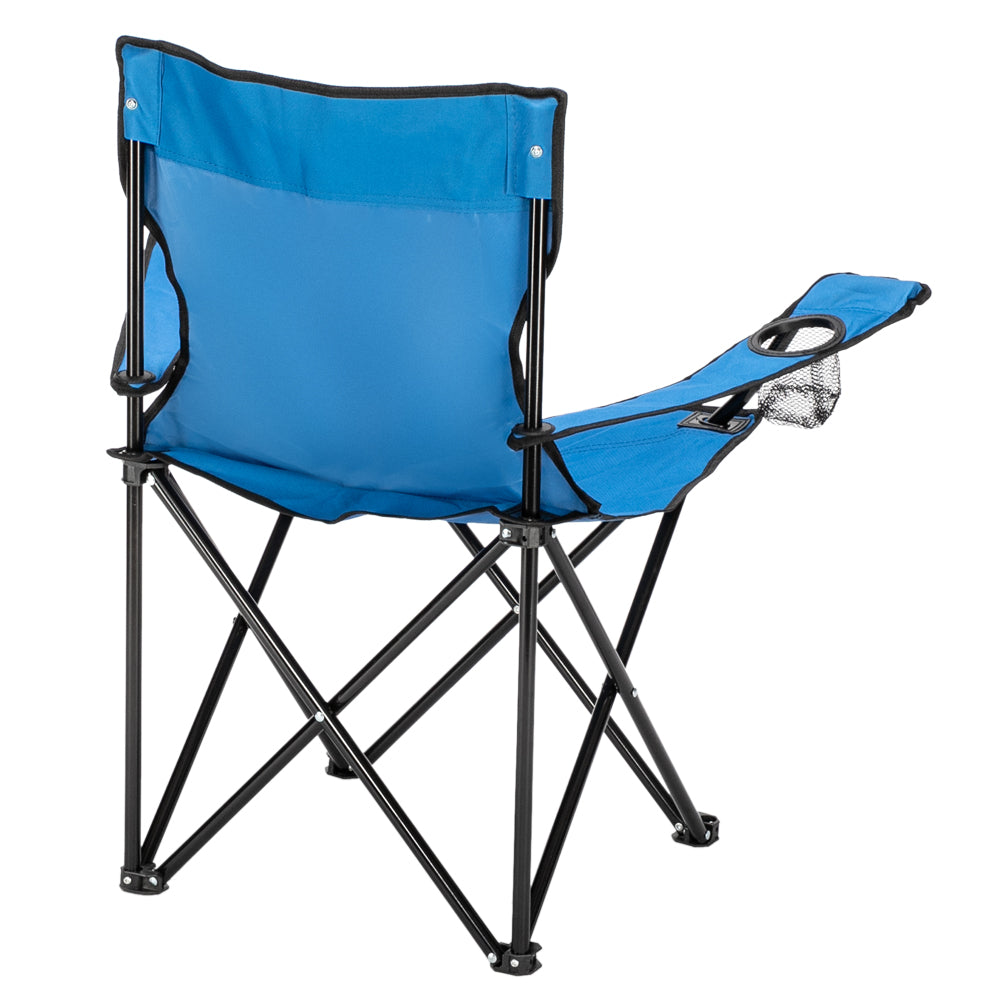 Blue Camping Chair - Foldable & Portable Outdoor Seat