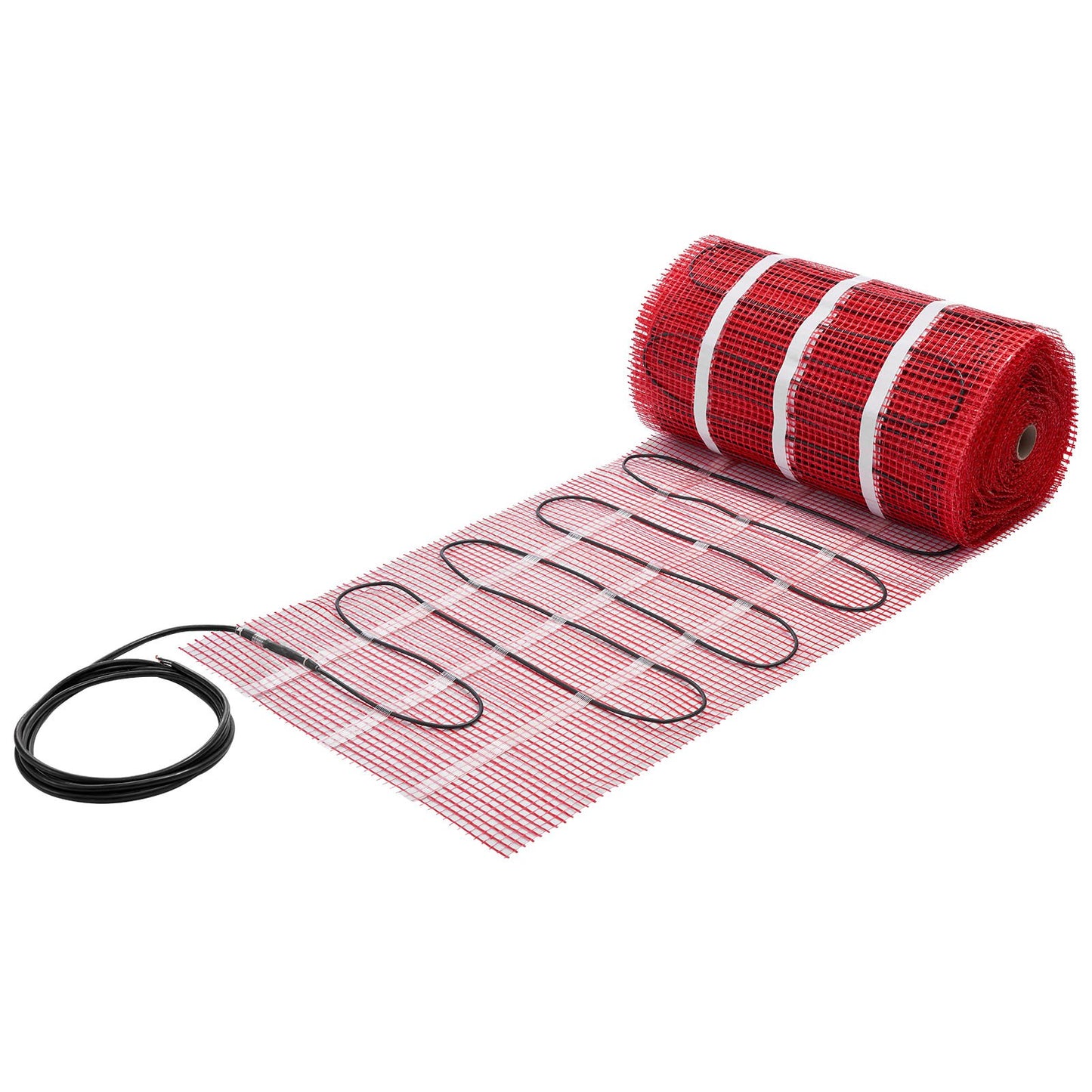 150 Sqft Self-Adhesive Electric Floor Heating Mat System with Thermostat
