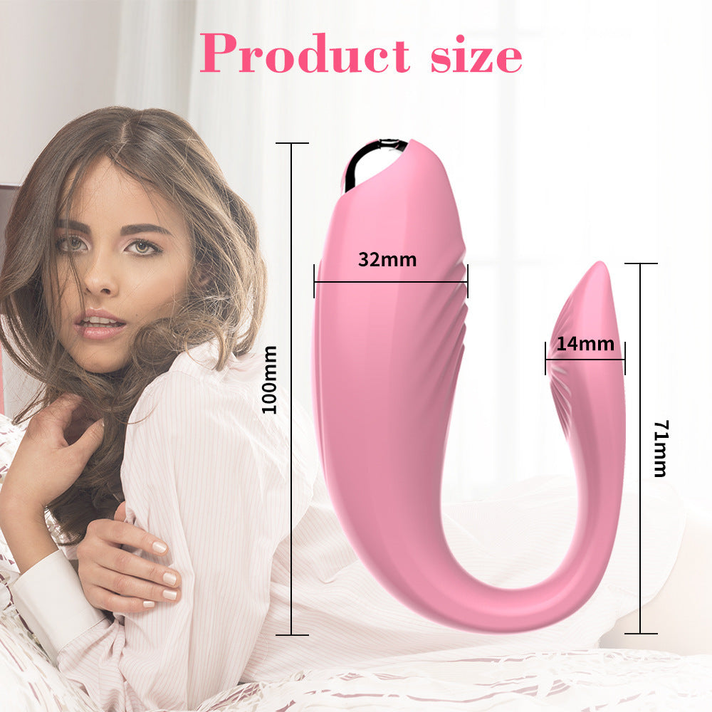Portable U-Shaped Vibrator with 10 Vibration Modes for Women