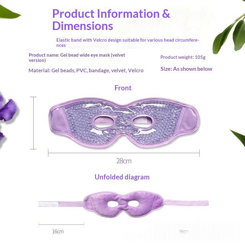 Cooling Eye Mask for Cold and Hot Therapy - Multiple Colors & Bead Options
