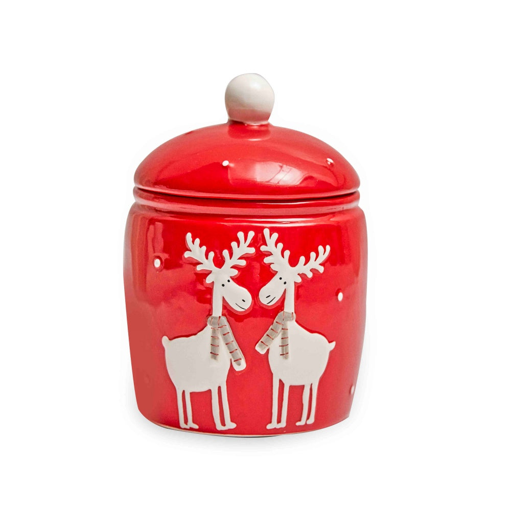 Ceramic Elk-Shaped Candy Storage Tank - Creative Food Organizer