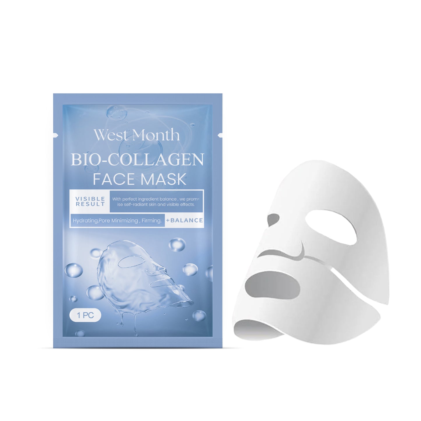 Collagen Facial Mask for Skin Brightening and Hydration