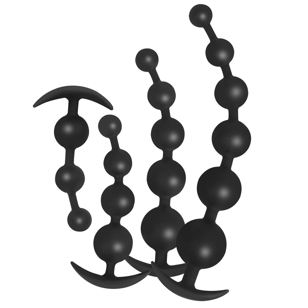 Silicone Bead Butt Plug Water Drop - Adult Wellness Sex Toy
