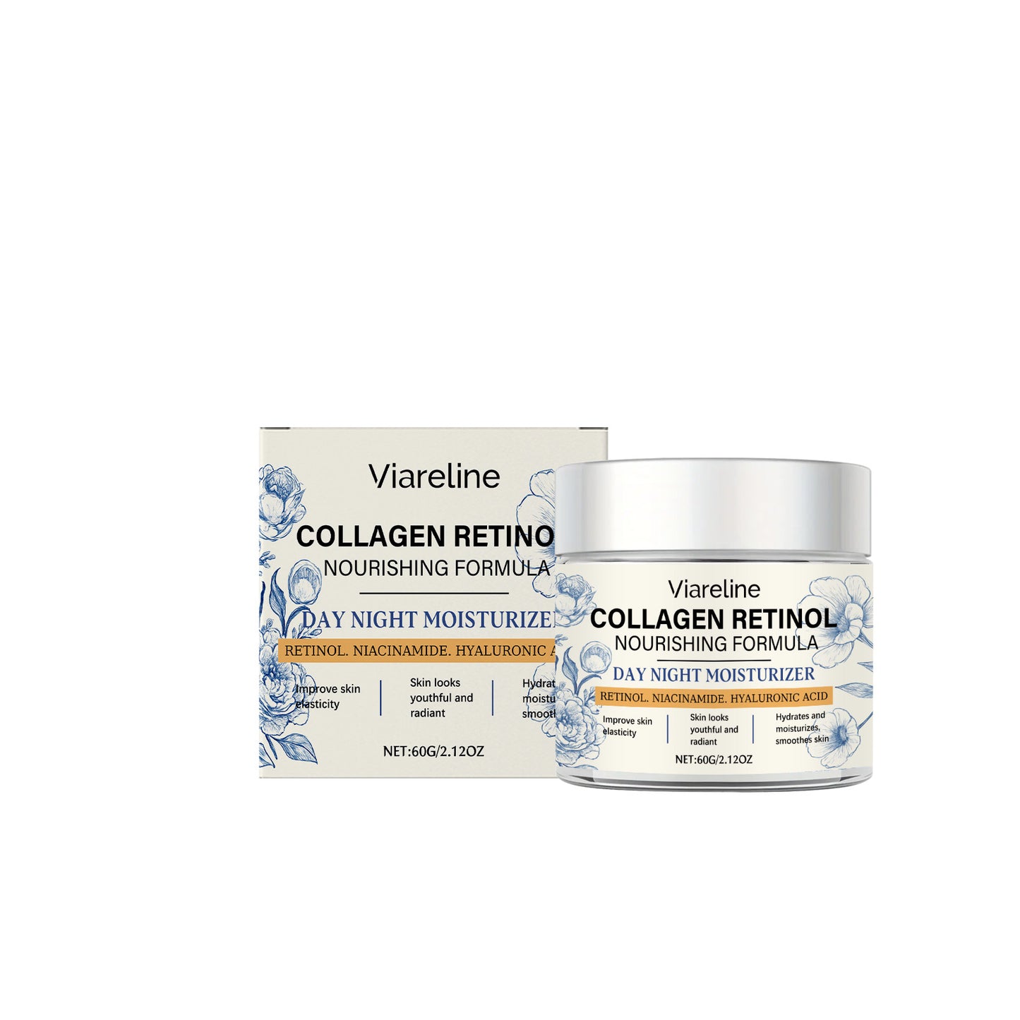Retinol Moisturizing Face Cream - Firming & Hydrating Facial Skin Care