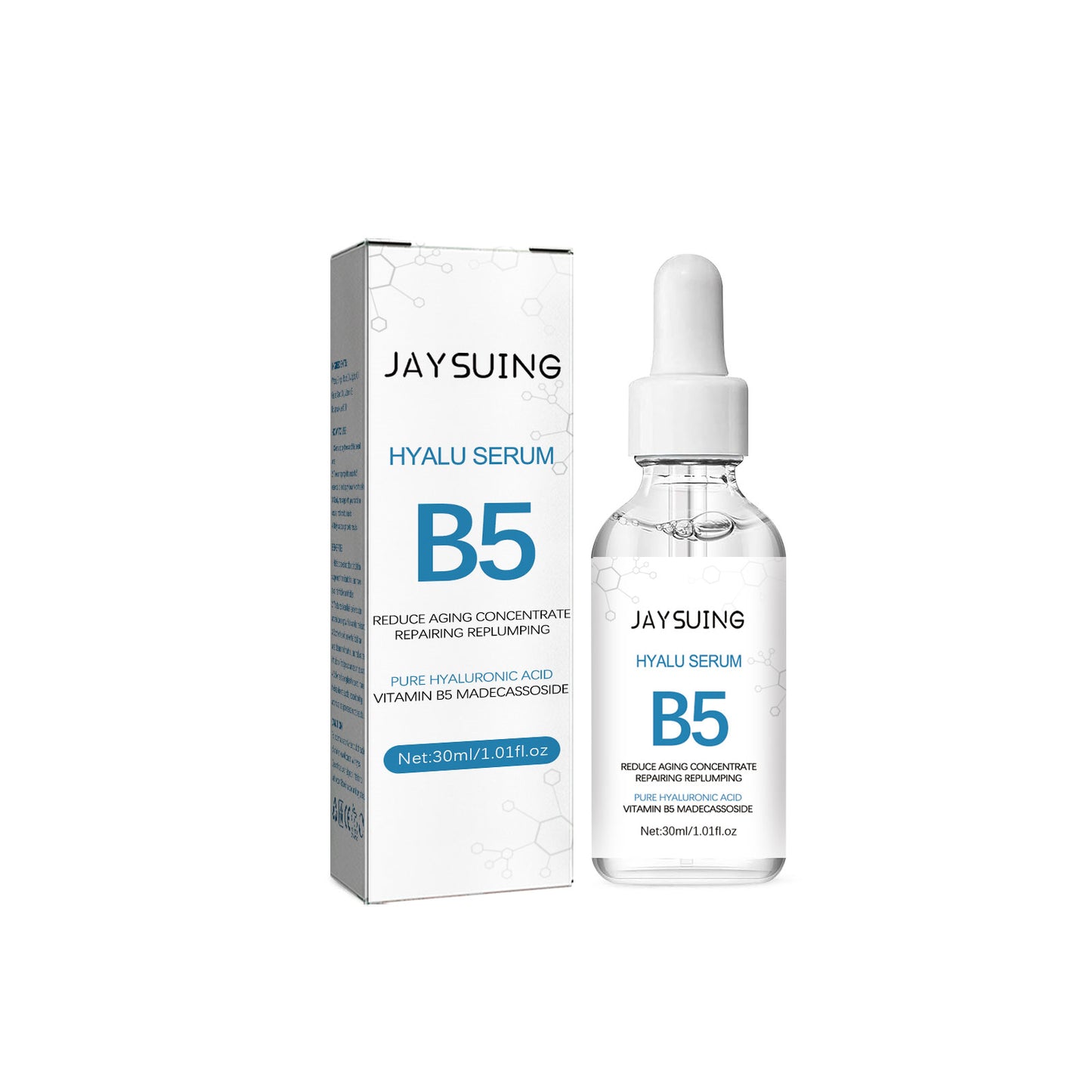 Hydrating Face Serum with Hyaluronic Acid - Anti-Aging & Firming Facial Care