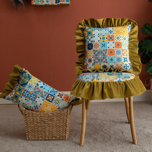 Four Seasons Fleece Seat Cushion - Multiple Colors & Sizes for Home & Garden