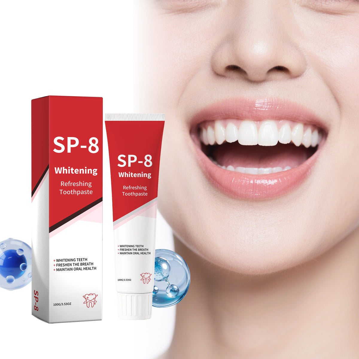 Fresh Breath Toothpaste 100g Brightening Oral Care for Daily Use