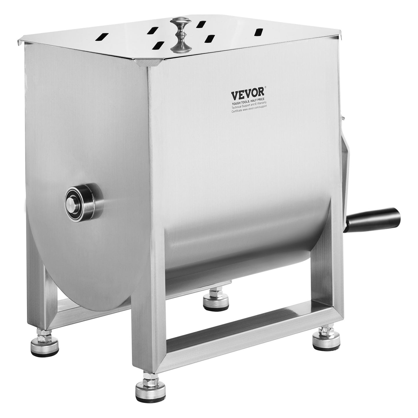 30L Manual Meat Mixer - Fixed Tank for Sausage Production