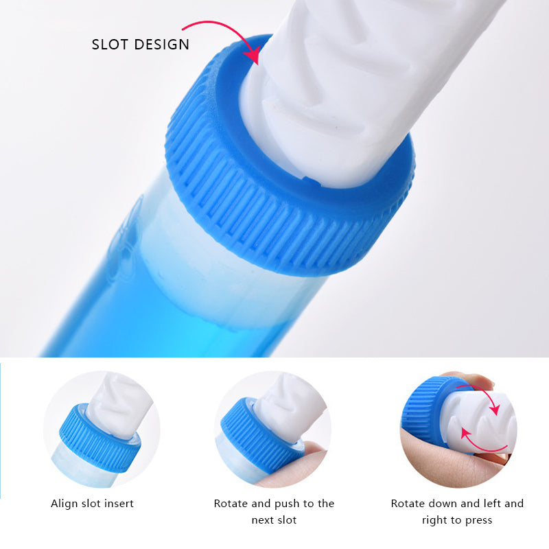 Flower Aromatic Toilet Gel Cleaner - Odor Eliminator & Fragrance for Bathroom