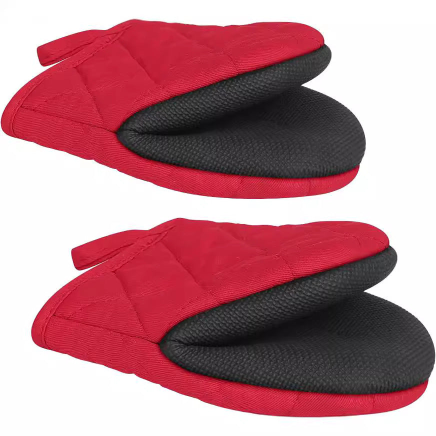Non-Slip Heat-Resistant Oven Gloves for Kitchen Safety - Multiple Colors