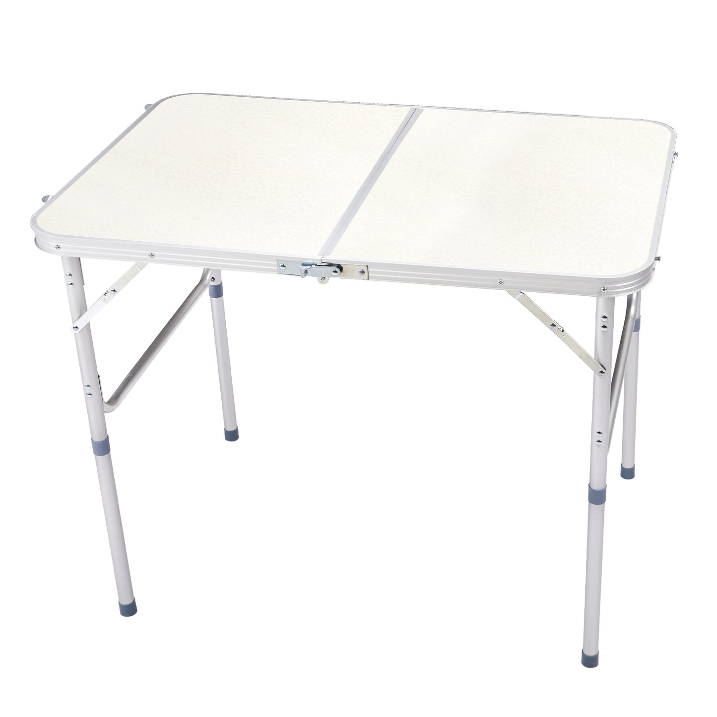 3ft Portable Aluminum Folding Table - White, 90x60cm