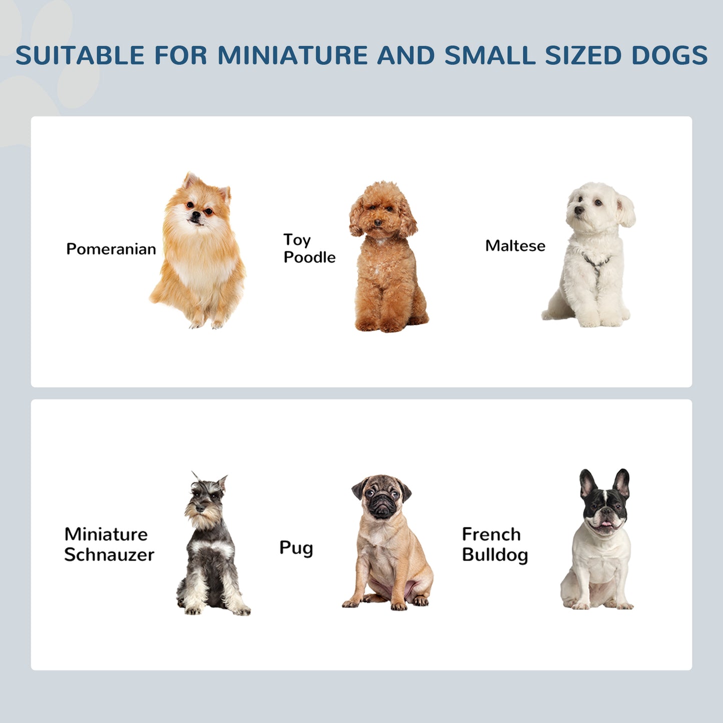 Small Elevated Dog Feeding Station with Stainless Steel Bowls and Wooden Frame