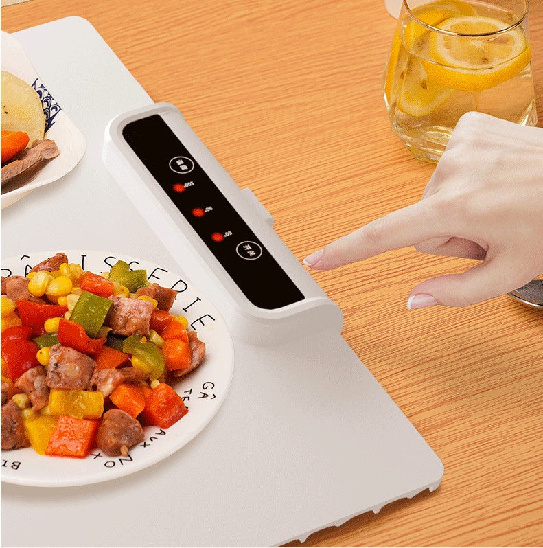 Foldable Square Meal Dish Warmer Plate with Insulation for Kitchen