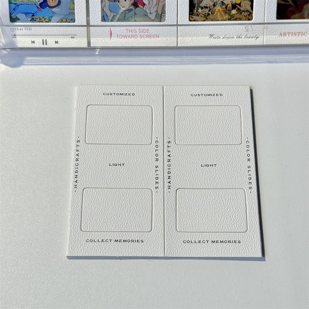 Two-Joint Blank Film Hanger Acrylic Shadow Box Light Shadow Bookmark
