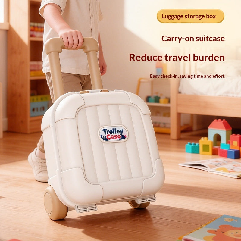 Childrens Cartoon Toy Storage Box with Lid - Multi-Color Home Organization
