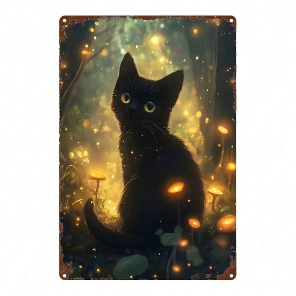 Metal Tin Wall Decoration - 20 cm x 20 cm