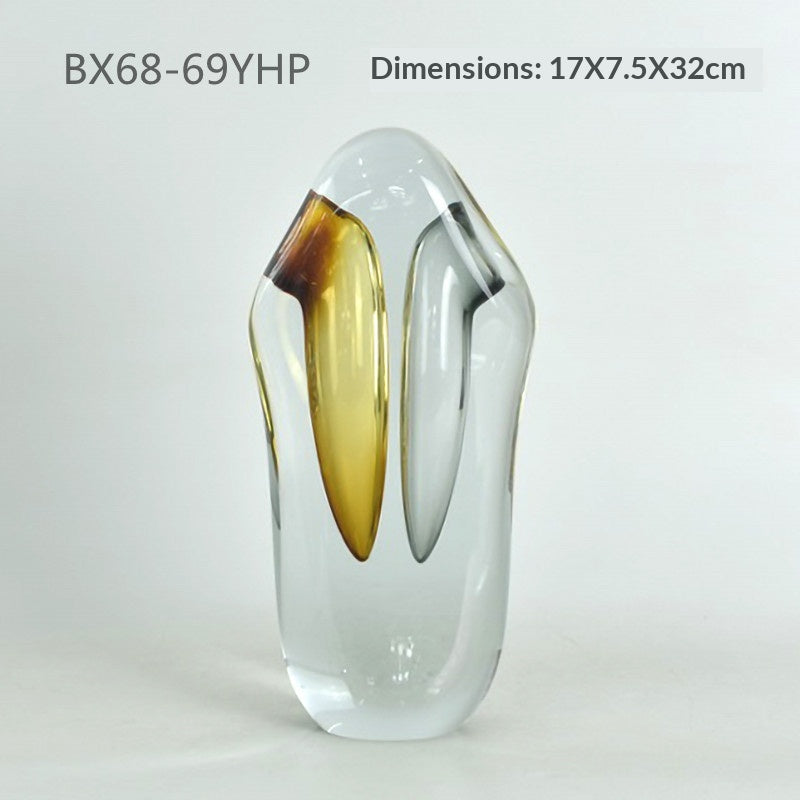 Modern Nordic Glass Flower Vase - Thickened Tabletop Home Decor