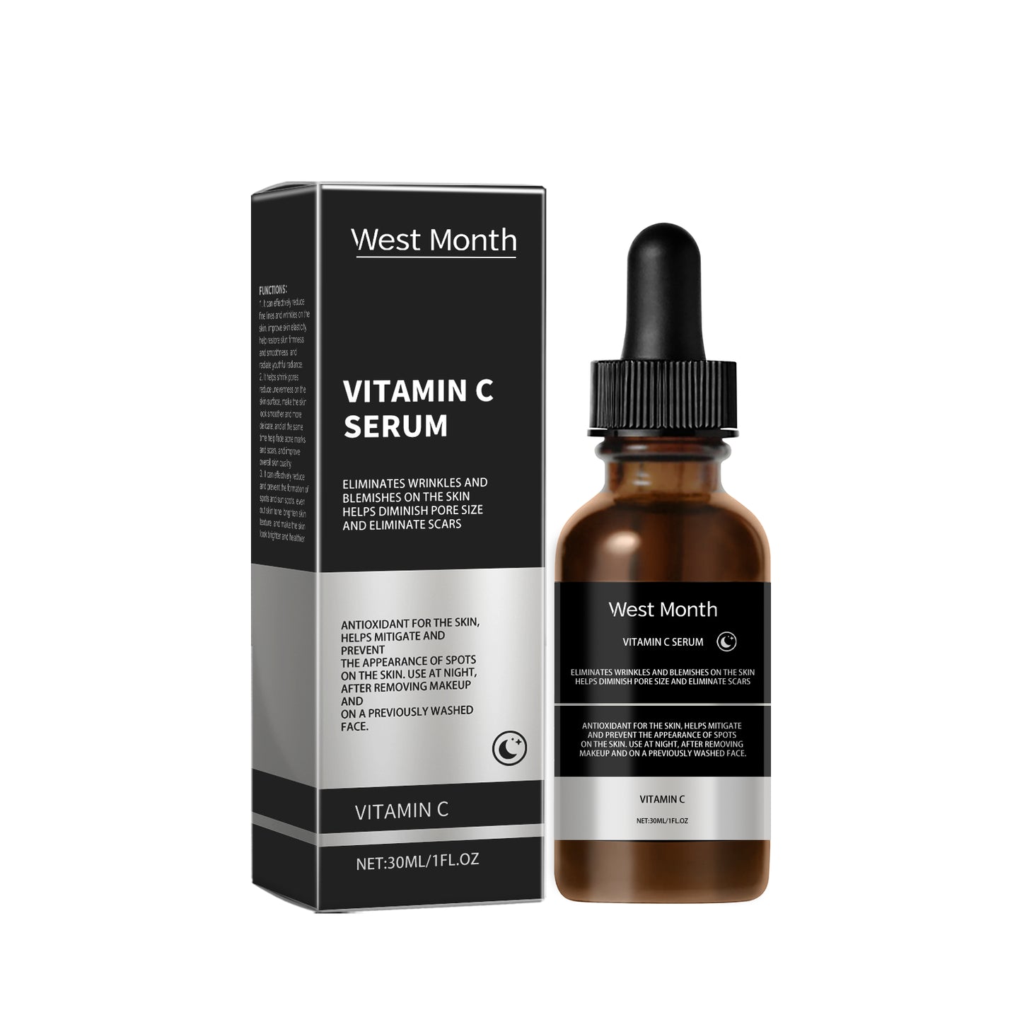 Vitamin C Face Serum with Niacinamide - Brightening & Pore Refining 30ml
