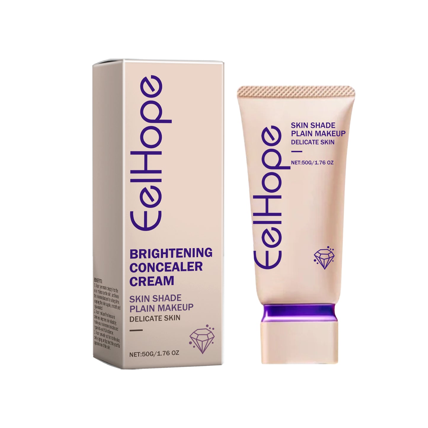 Moisturizing Concealer Cream for Face and Body - Natural Brightening Finish