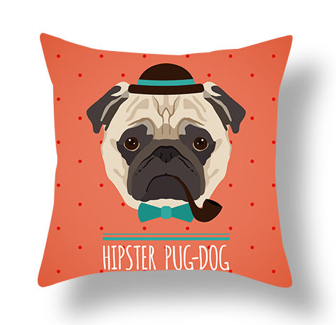 Animal Cartoon Plush Cushion Cover - 45x45cm Home Decor Pillowcase