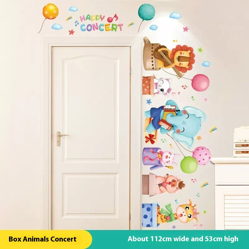 Children's Room Wall Sticker - Cartoon Anime Nursery Decor for Bedroom & Door