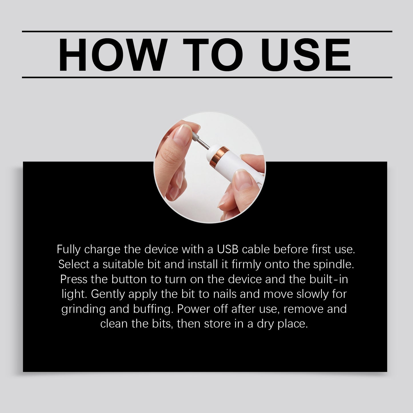 Electric Nail Polish Machine Pink Box Set - Nail Art & Care Tool