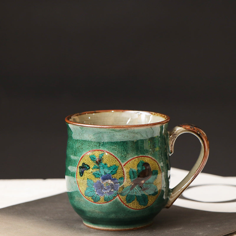 Gold Foil Coffee Mug - Ceramic Water Cup with Multiple Styles