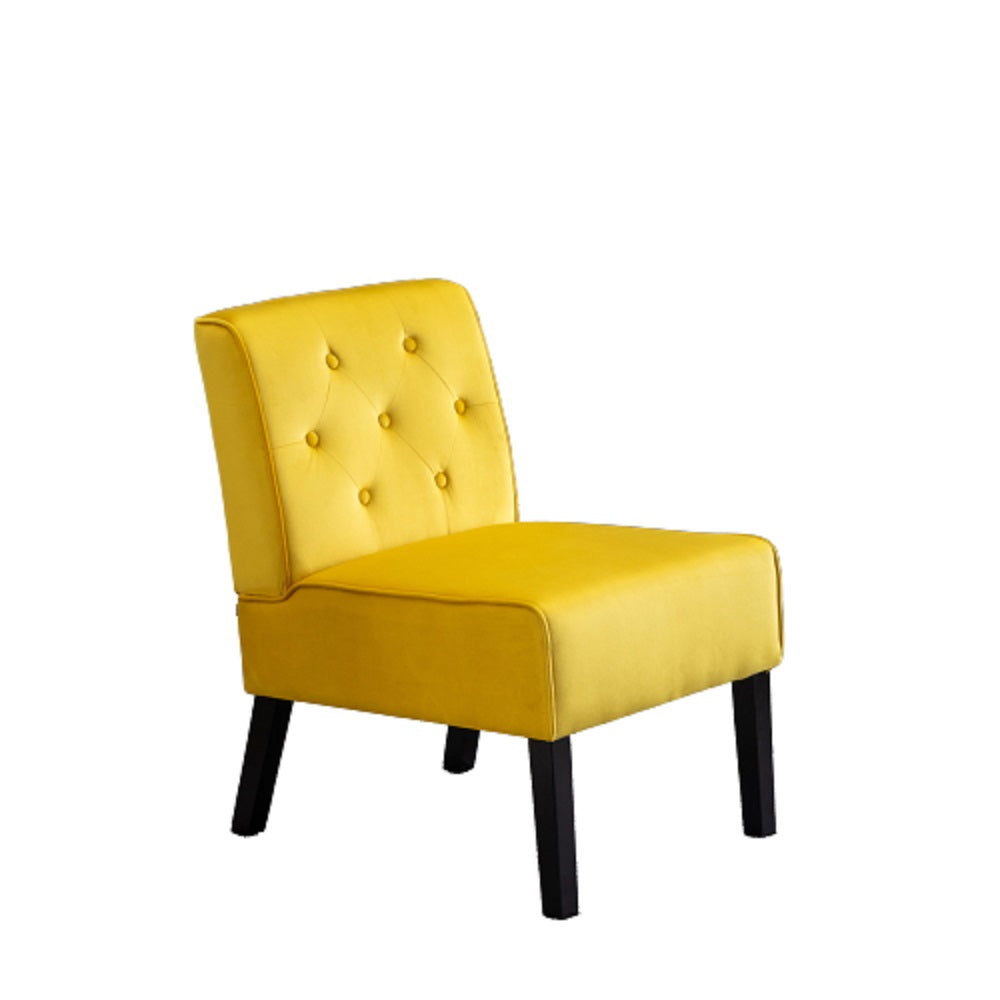 Reese 53 2Piece Living Room Armless Button Tufted Pattern Accent