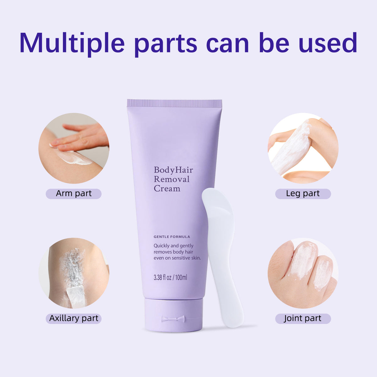 Depilatory Cream 100ml Men's And Women's Body Available Mild