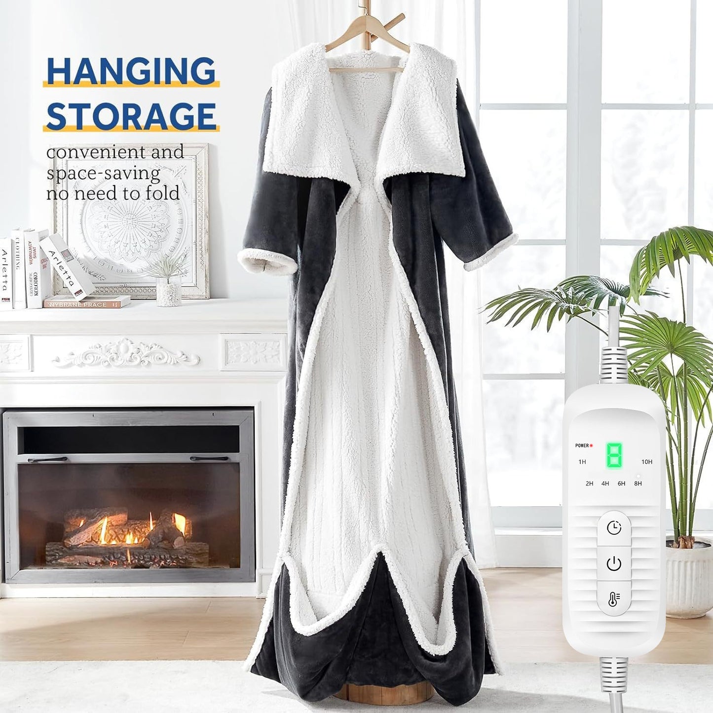 Electric Blanket Shawl for Single Use - European & American Standard