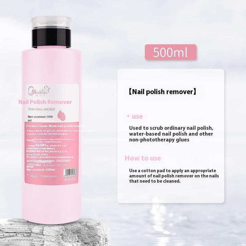 Nail Art Press Bottle Cleaning Solution for Nail Removal & Care - 1000ml