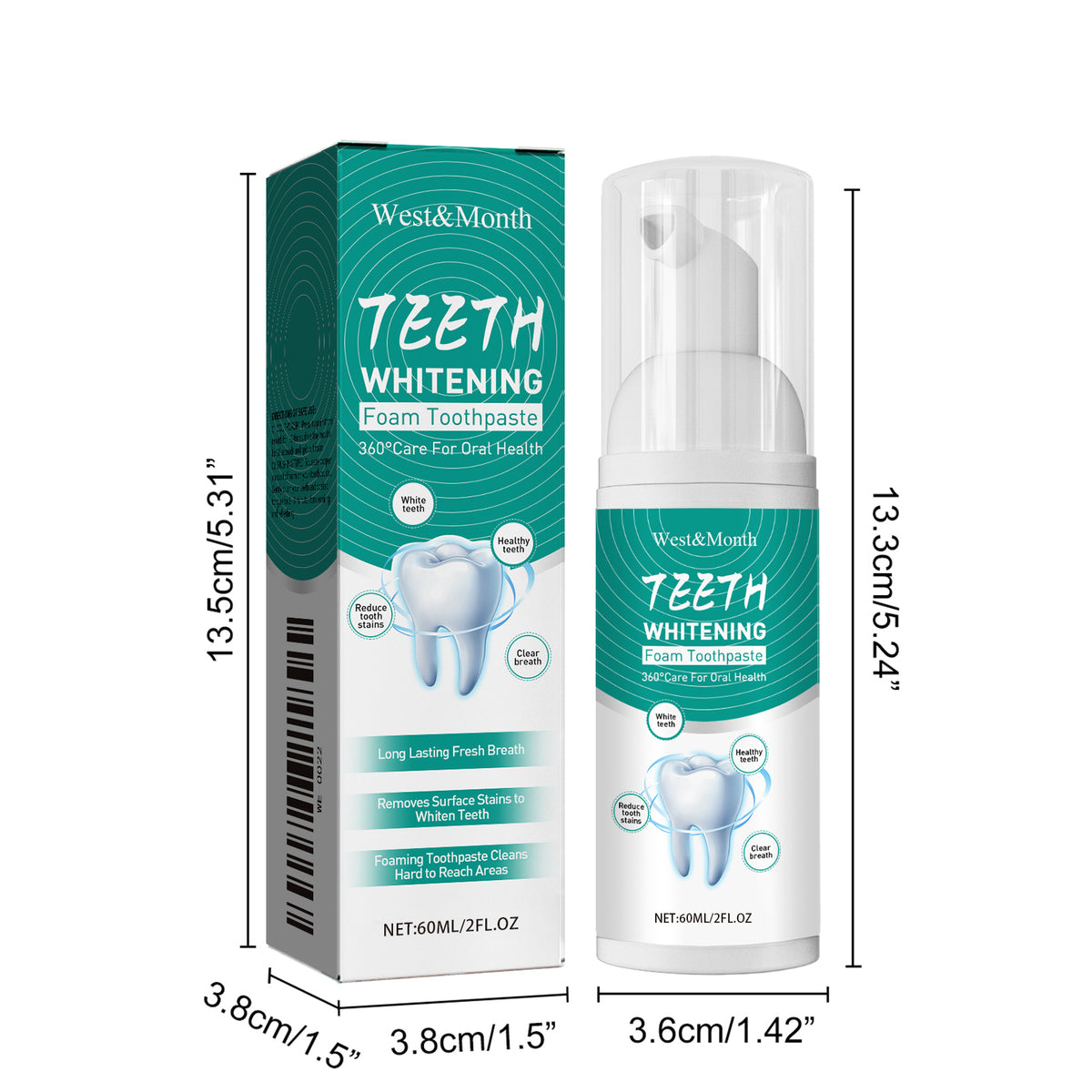 Foam Toothpaste - 60ml