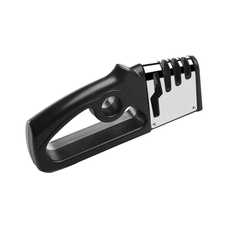 Kitchen Knife Sharpening Stone Fixable Angle Sharpener Household Tool Black