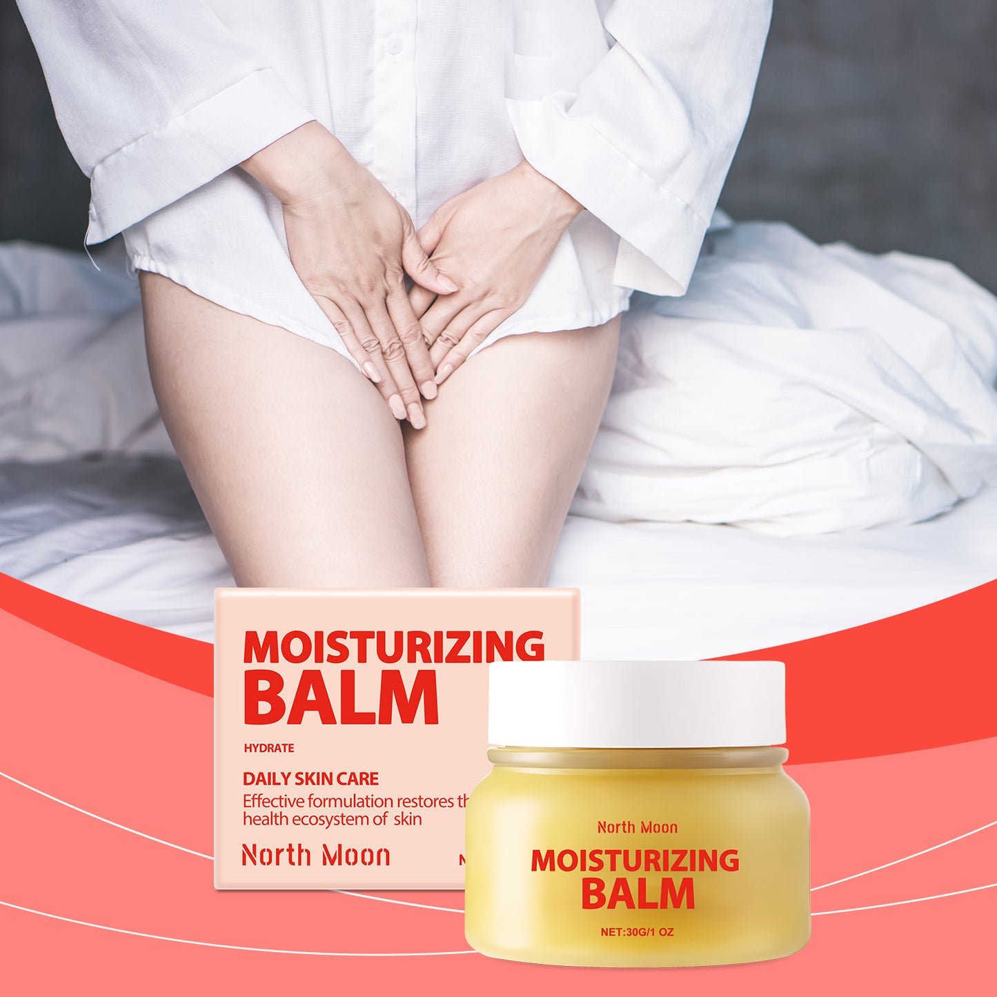 Moisturizing Intimate Care Cream for Sensitive Skin - 30g