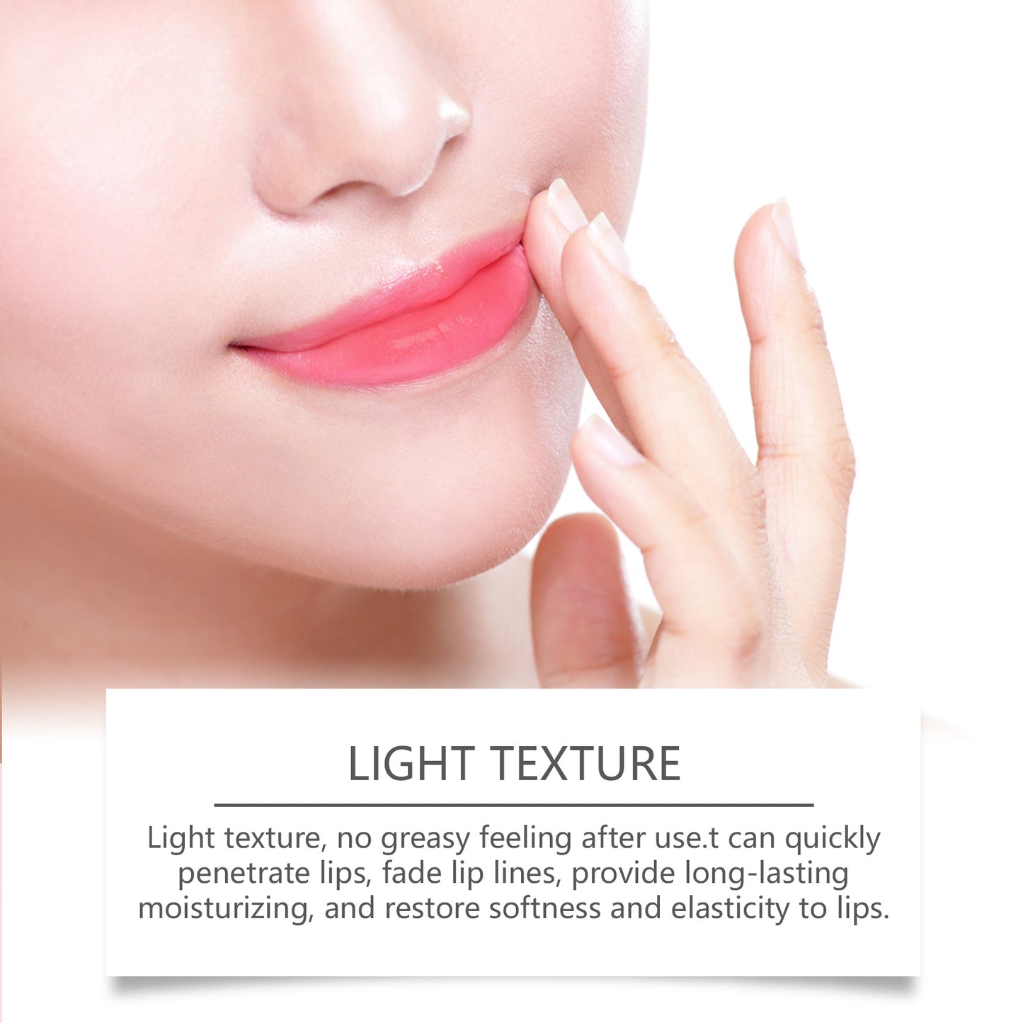 Pomegranate Lip Mask - Moisturizing Vitamin E Lip Treatment for Dry Lips