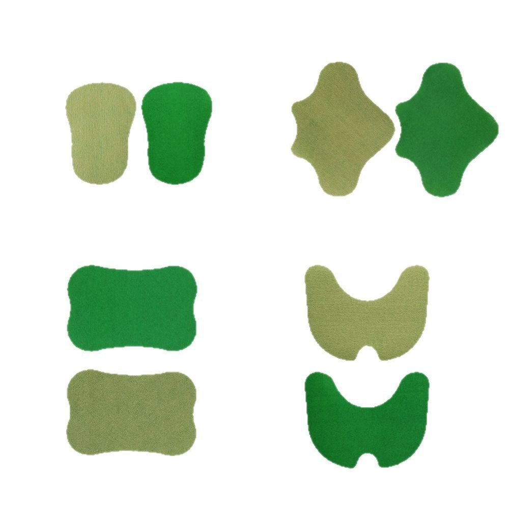 Herbal Knee, Lumbar, Cervical & Foot Patch Set for Pain Relief - 12 Patches