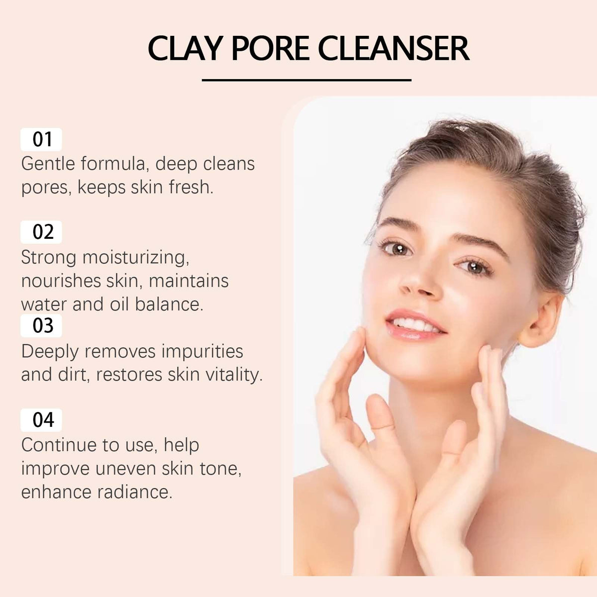 Moisturizing Facial Cleanser for Pore Cleansing - 100g
