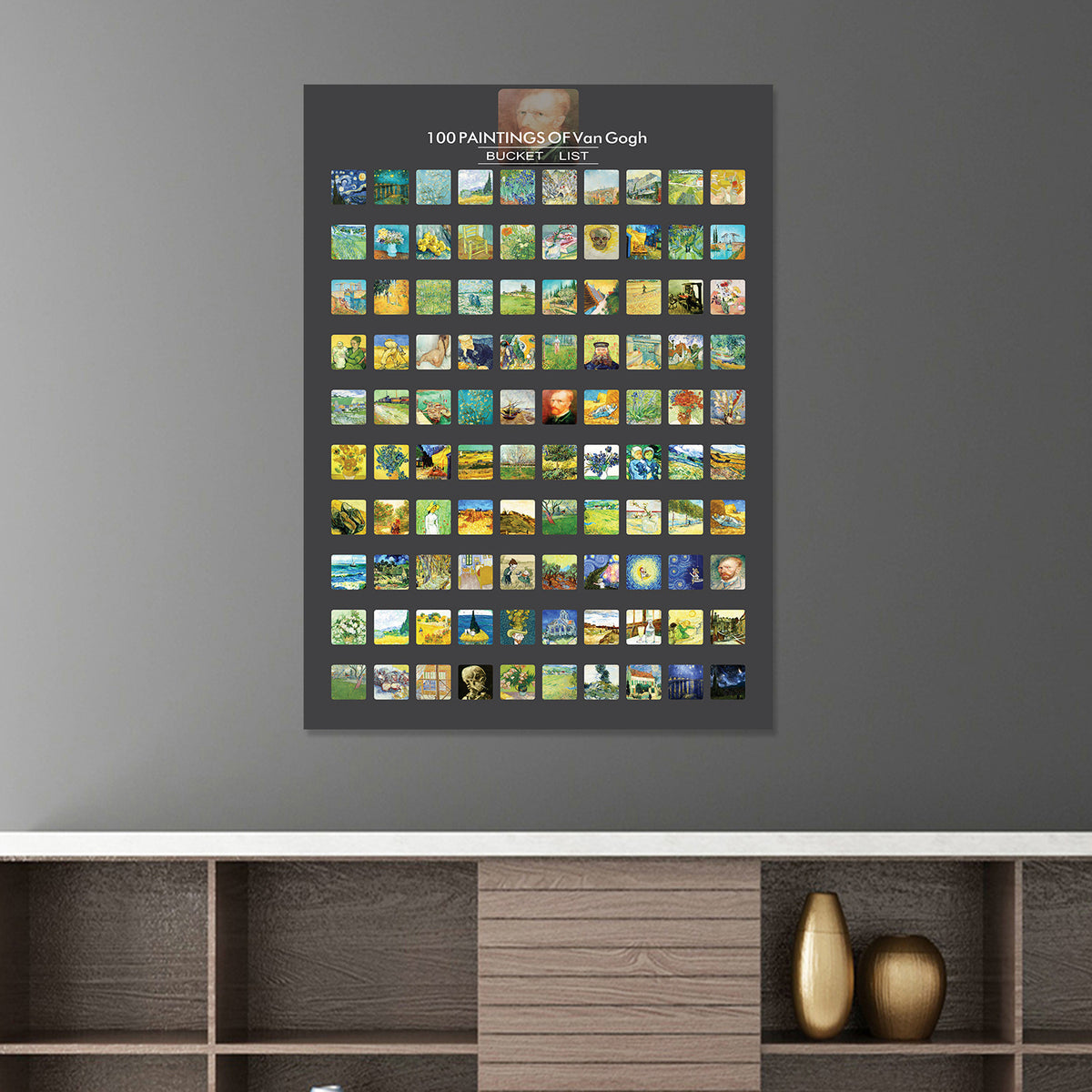 Movie Scratch Posters Set - 100 Movie & Anime Postcards for Wall Decor