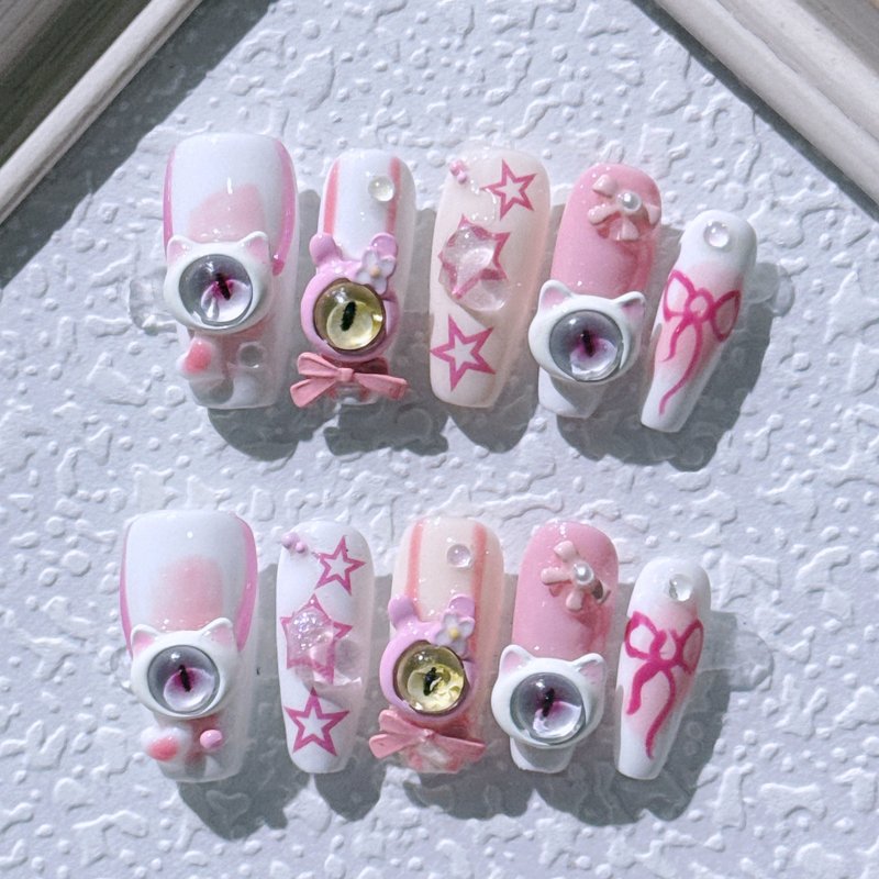 Dopamine Little Devil Manicure Kit with 3D Monster Eye Detachable Design