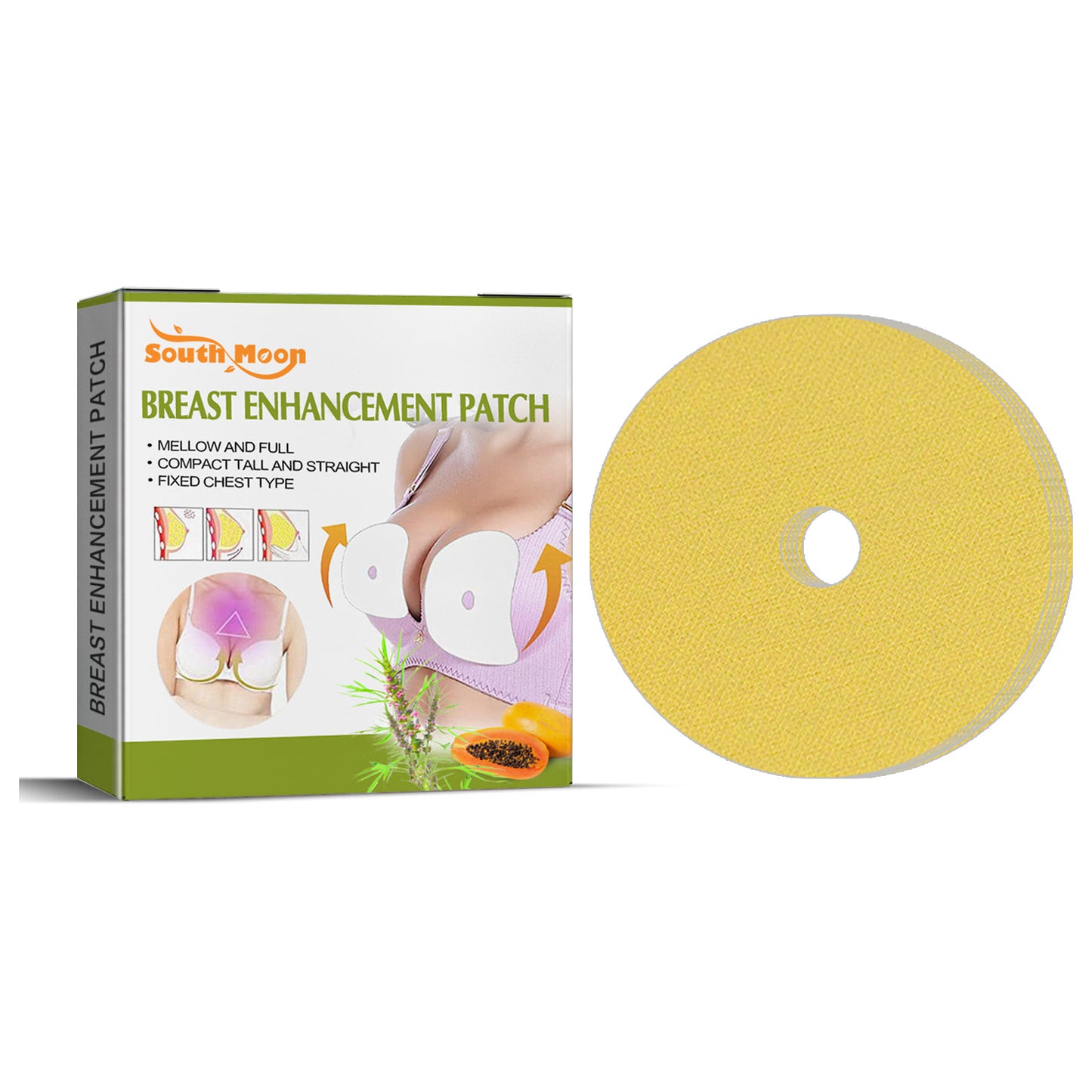 Breast Enhancement Patches for Firming & Lifting - Herbal Bust Care